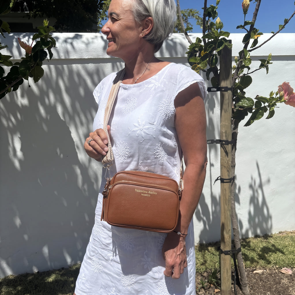 Bolso Cruzado Lyla - Tostado