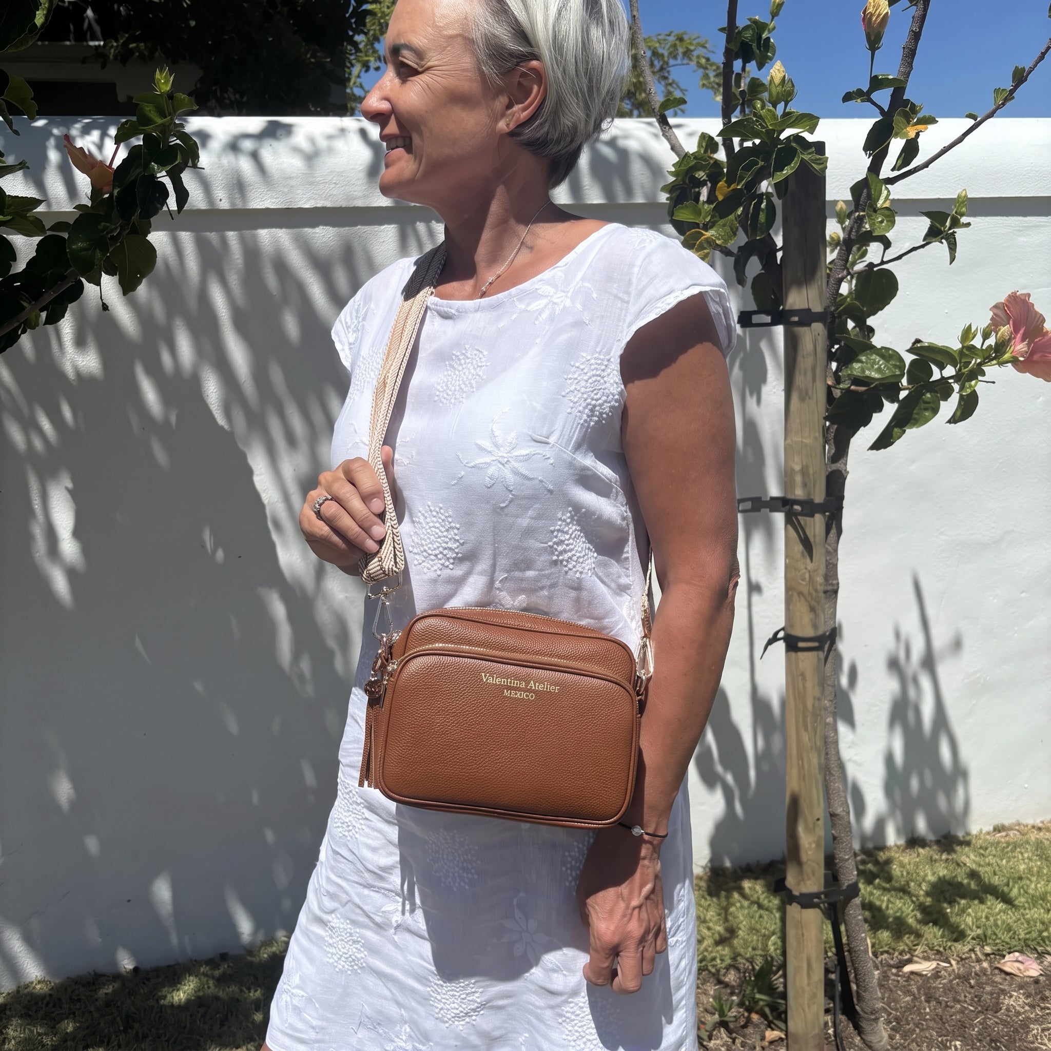 Bolso Cruzado Lyla - Tostado
