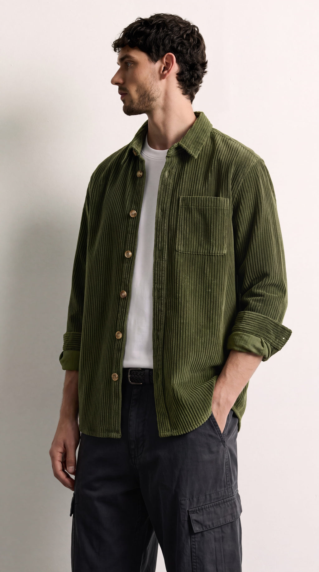 Émile | Elegante camisa de pana