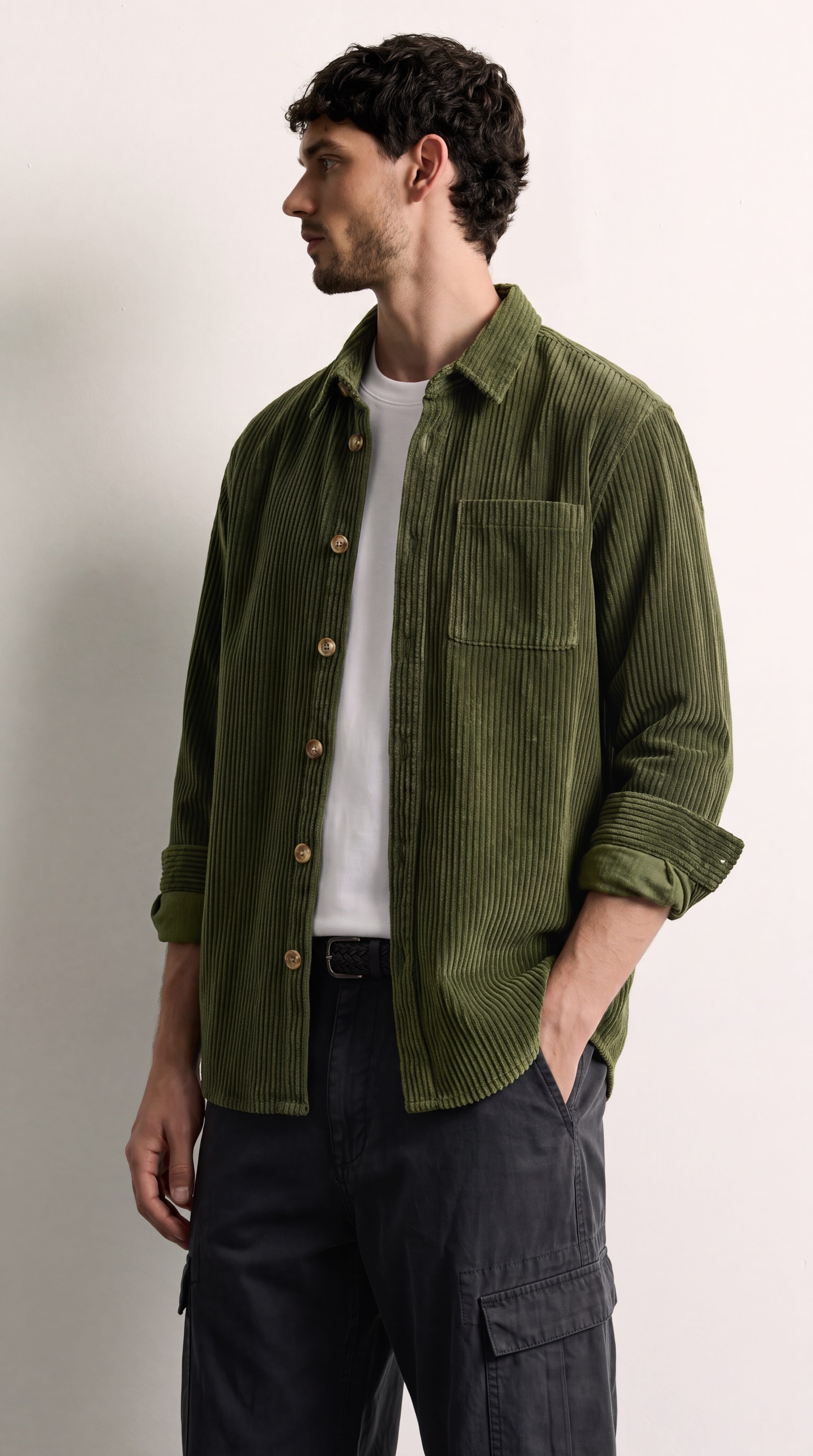 Émile | Elegante camisa de pana