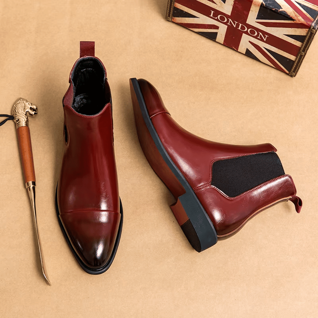 Botas Chelsea de cuero premium