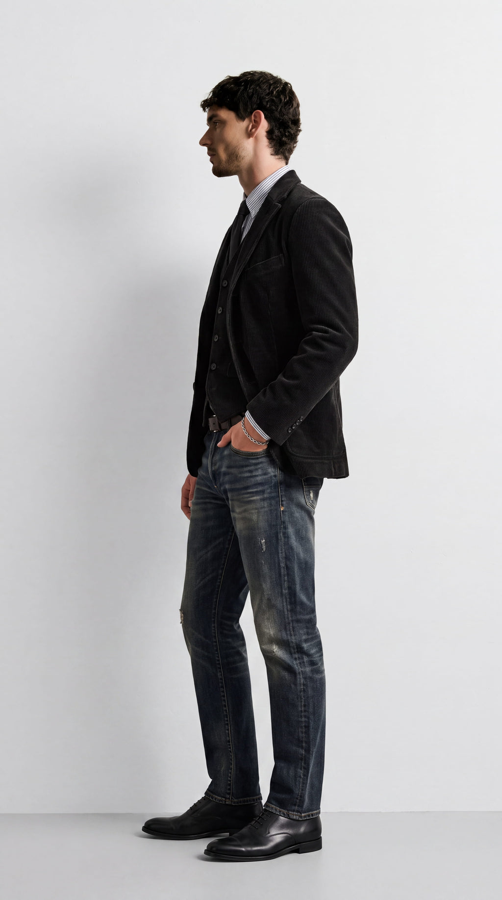 Conjunto de Blazer y Chaleco Elegante