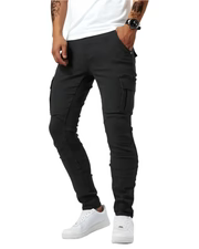 Marino Pantalones elásticos cargo
