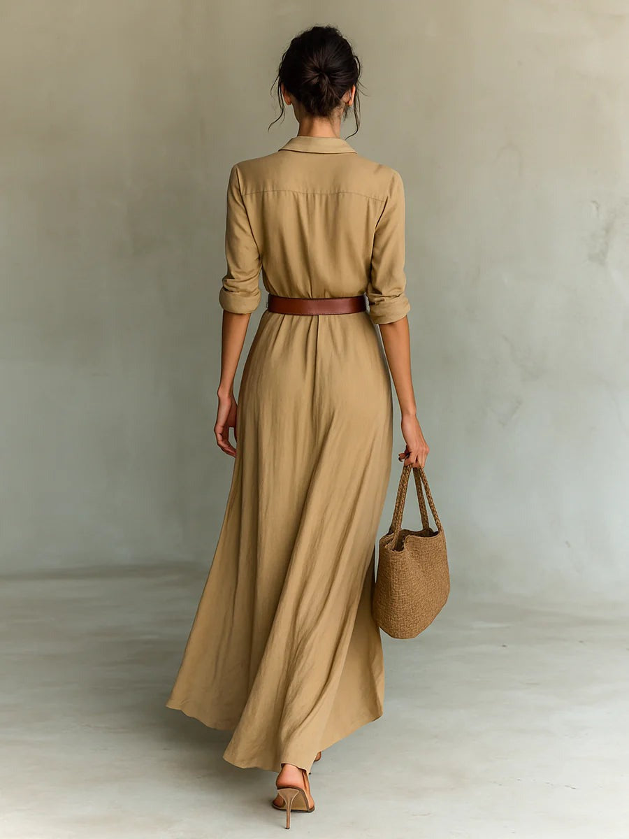 Maria Jose | Vestido con cinturón ajustable