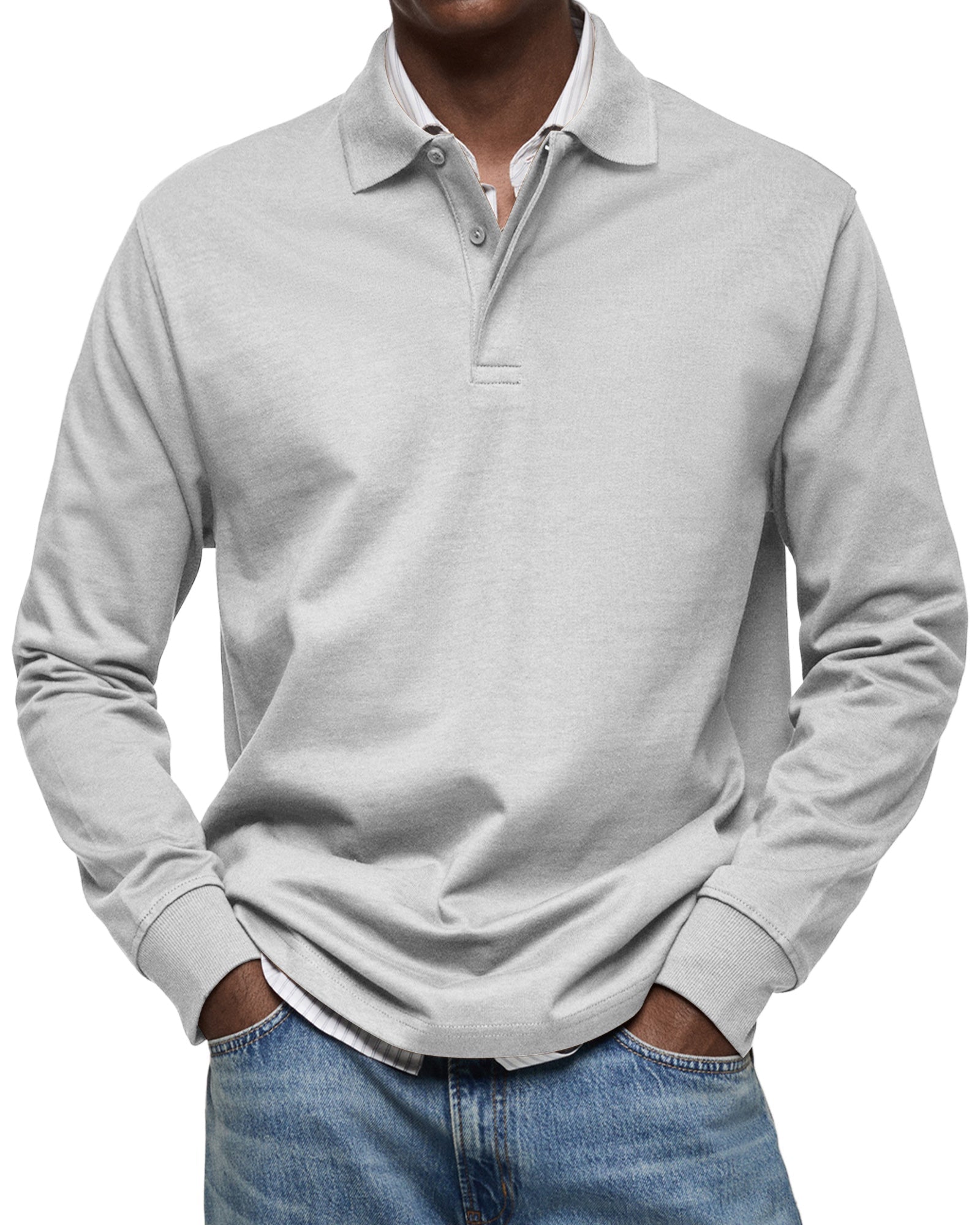 Laurent Monaco | Polo de lujo de manga larga