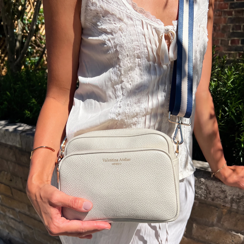 Bolso Cruzado Alba - Piedra