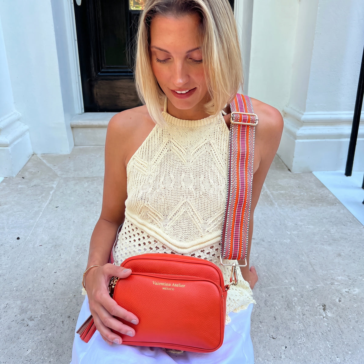 Bolso Cruzado Alba - Naranja