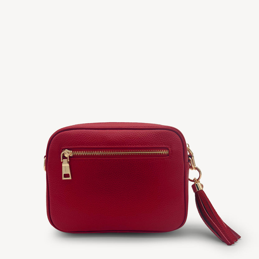 Bolso Cruzado Lyla - Rojo Cereza Intenso