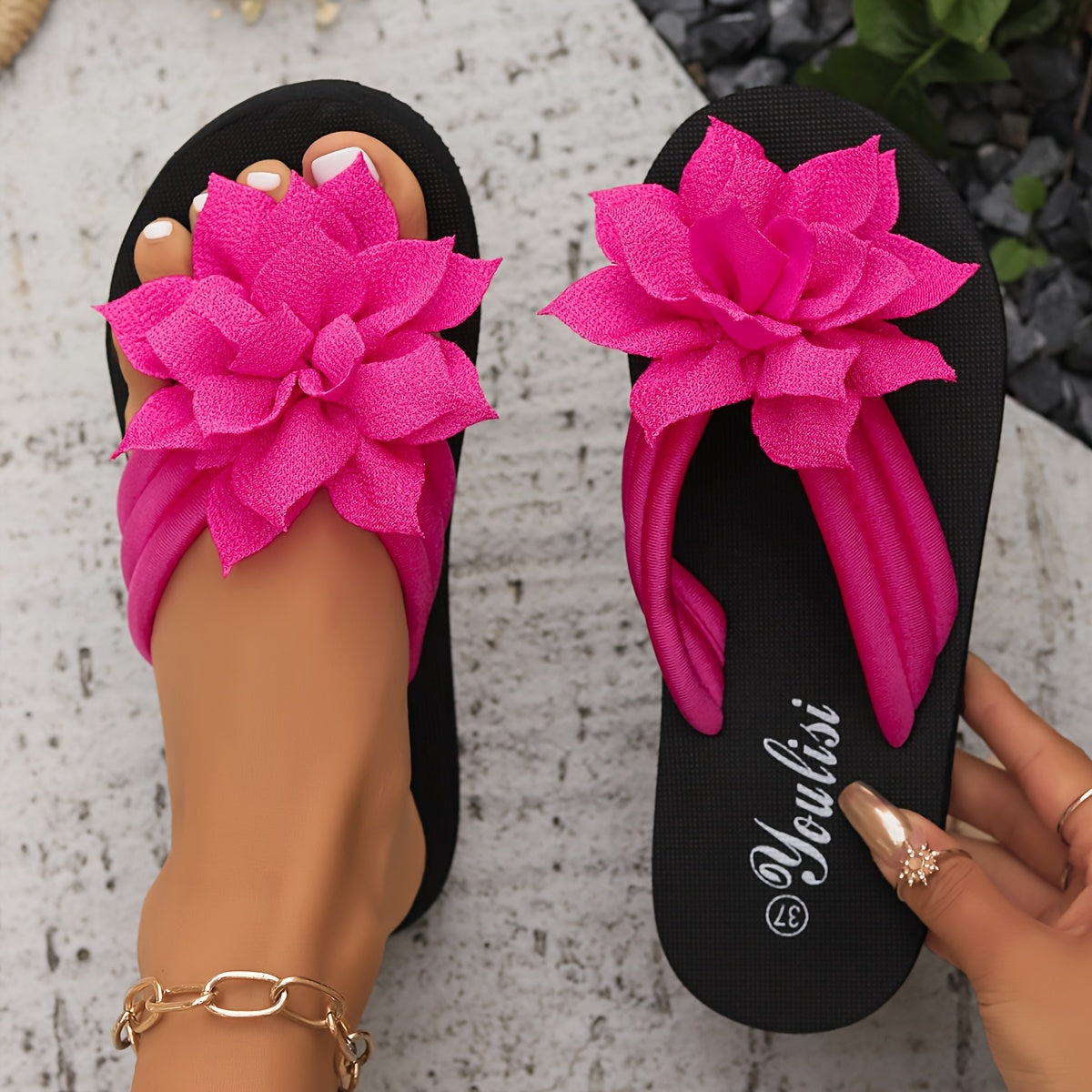 MARVELLE | Sandalias Florales Elegantes Livia