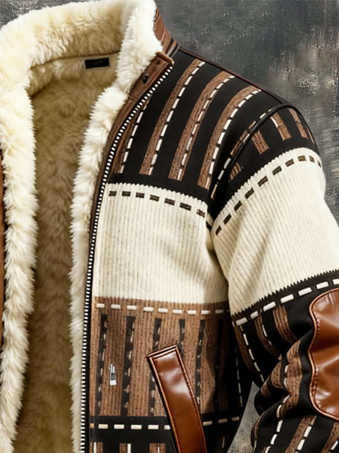 Martin – Chaqueta forrada de forro polar con cremallera