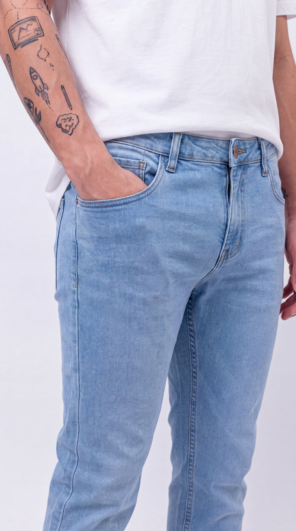 Pantalón Denim Skinny
