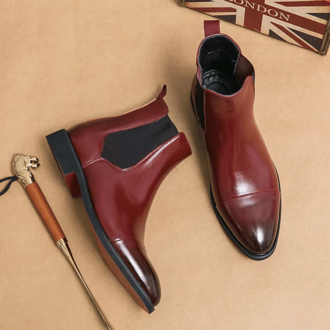 Botas Chelsea de cuero premium