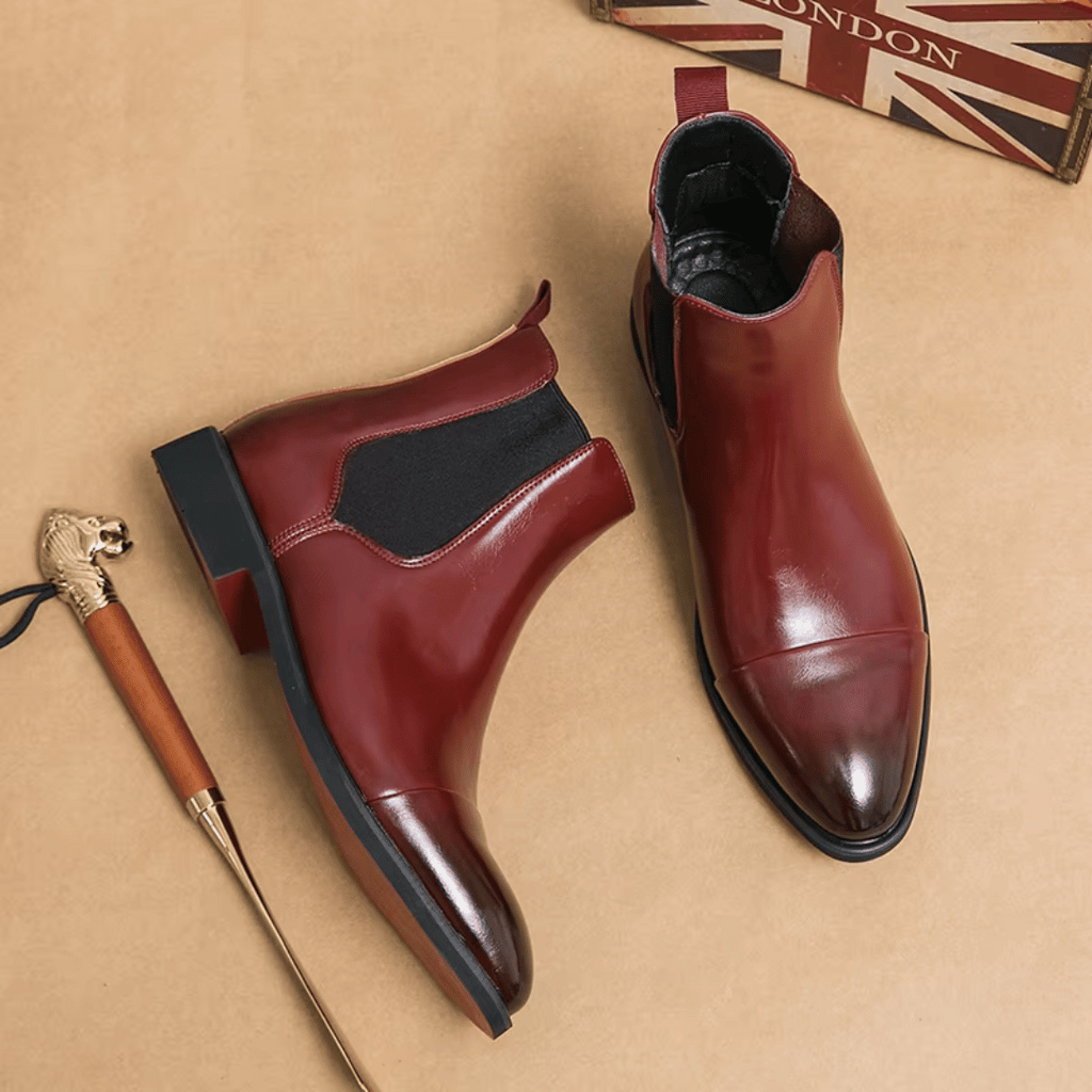 Botas Chelsea de cuero premium