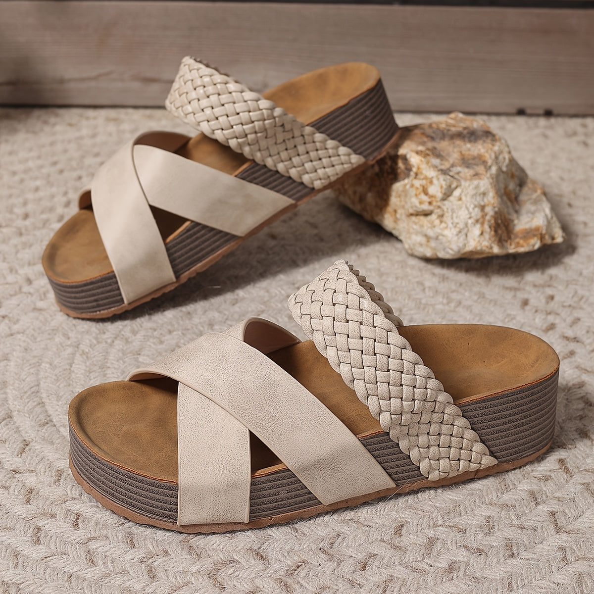 MARVELLE | Sandalias Elegantes Trenzadas