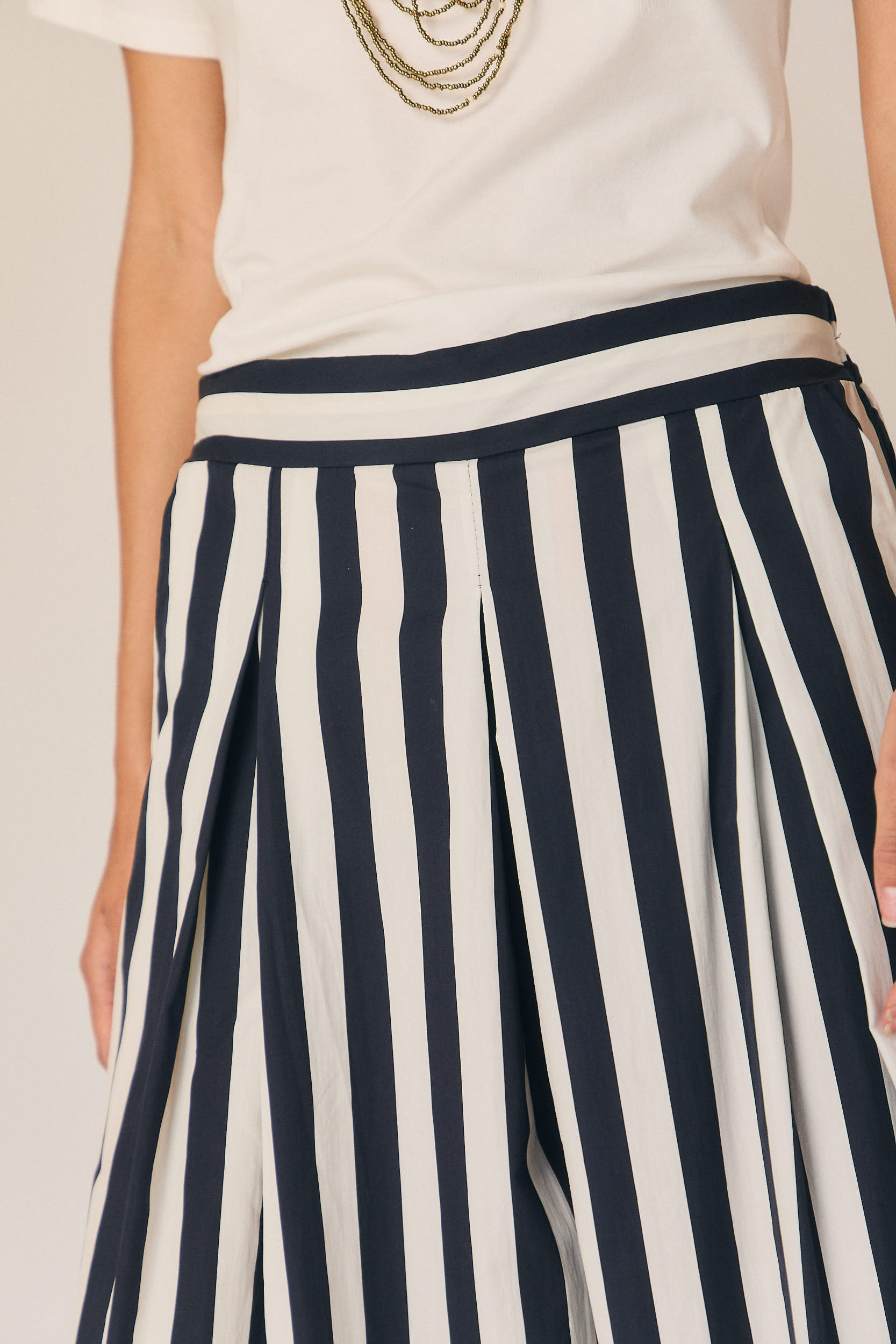 Pantalón rayas azul marino