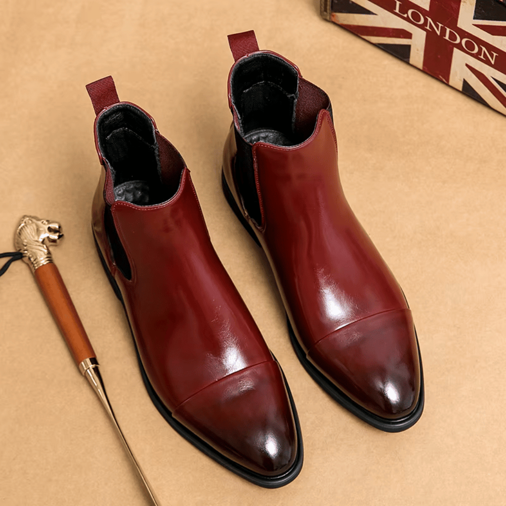 Botas Chelsea de cuero premium