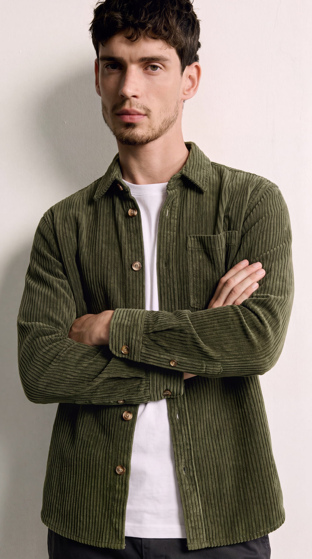 Émile | Elegante camisa de pana