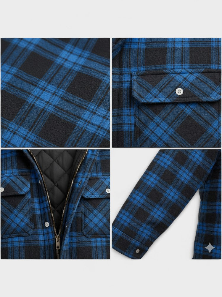 Anton™ | Chaqueta de hombre cálida de mezcla de lana premium
