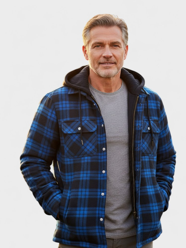 Anton™ | Chaqueta de hombre cálida de mezcla de lana premium