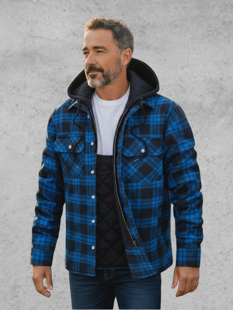 Anton™ | Chaqueta de hombre cálida de mezcla de lana premium