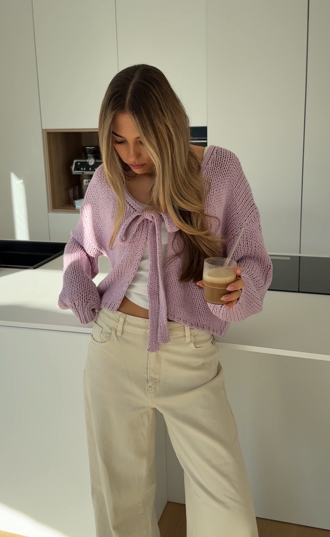 CARDIGÁN CUTE BOW LAVANDA
