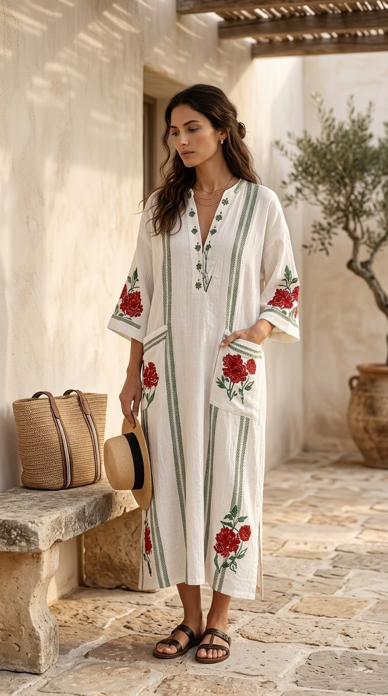 Zélie | Caftán Boho Chic Playero