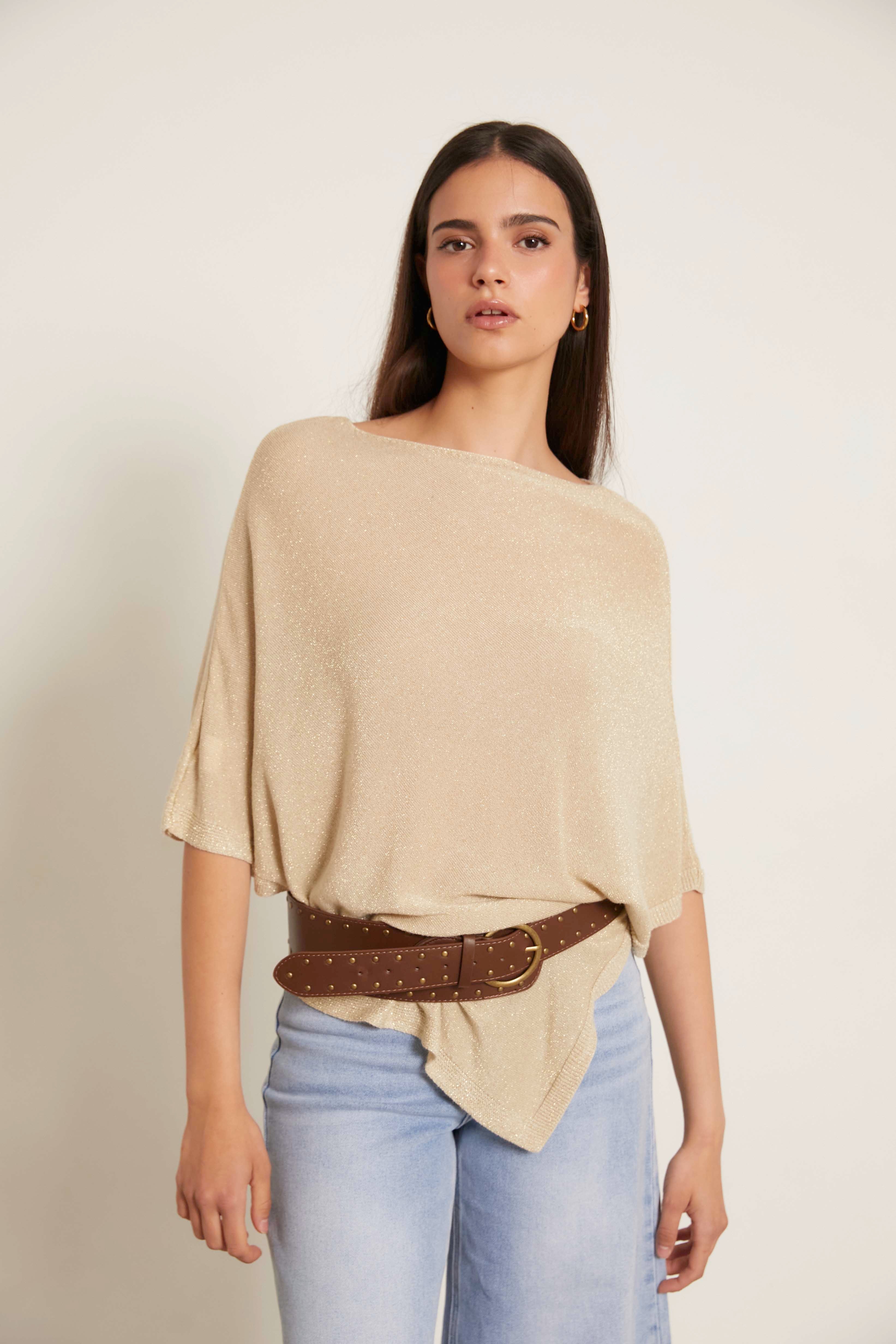 Capa punto brillo beige