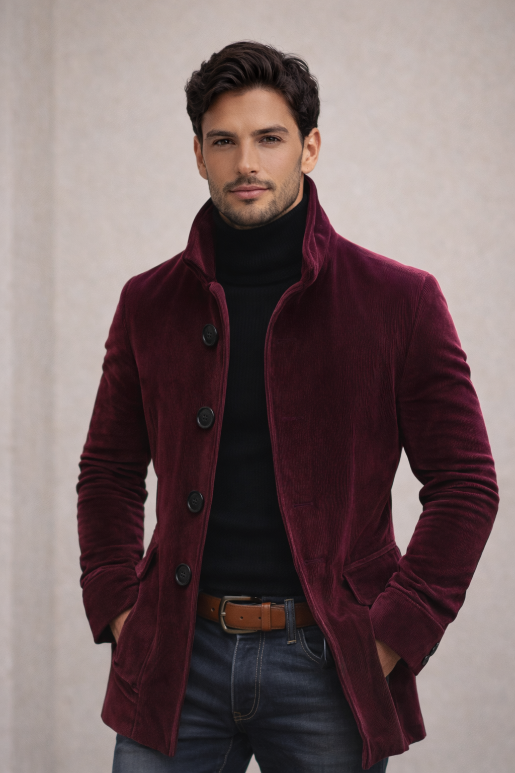 Davide™ | Chaqueta de Velur Corduroy