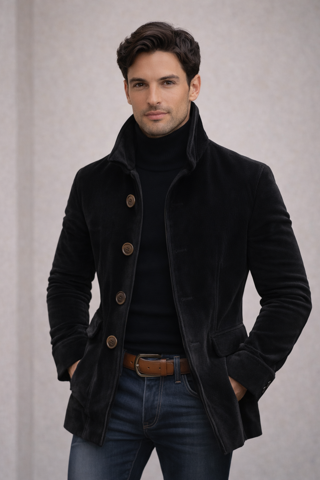 Davide™ | Chaqueta de Velur Corduroy