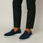 Mocasines elegantes de ante