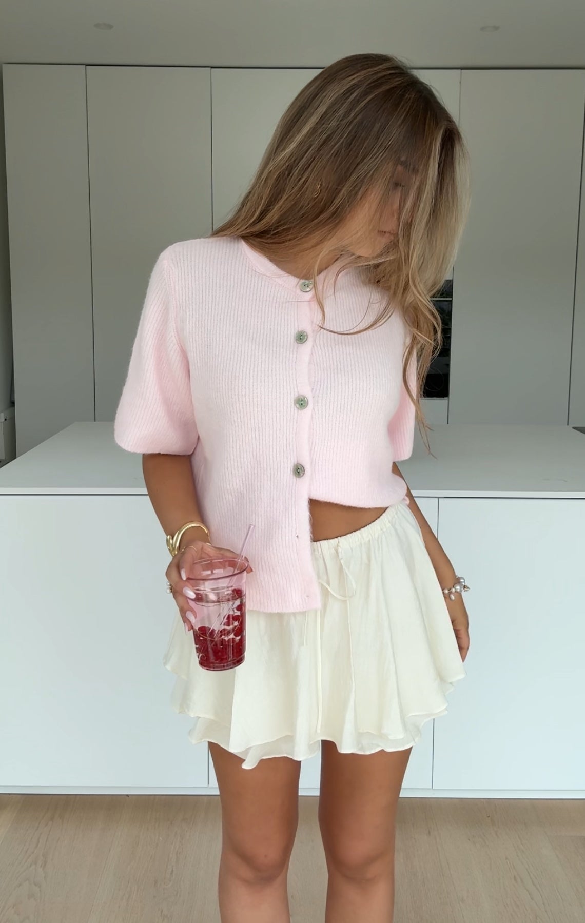 CARDIGÁN DE VERANO ROSADO