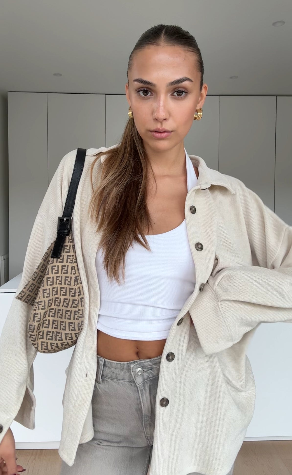 CAMISA CORD HEMD VANILLA