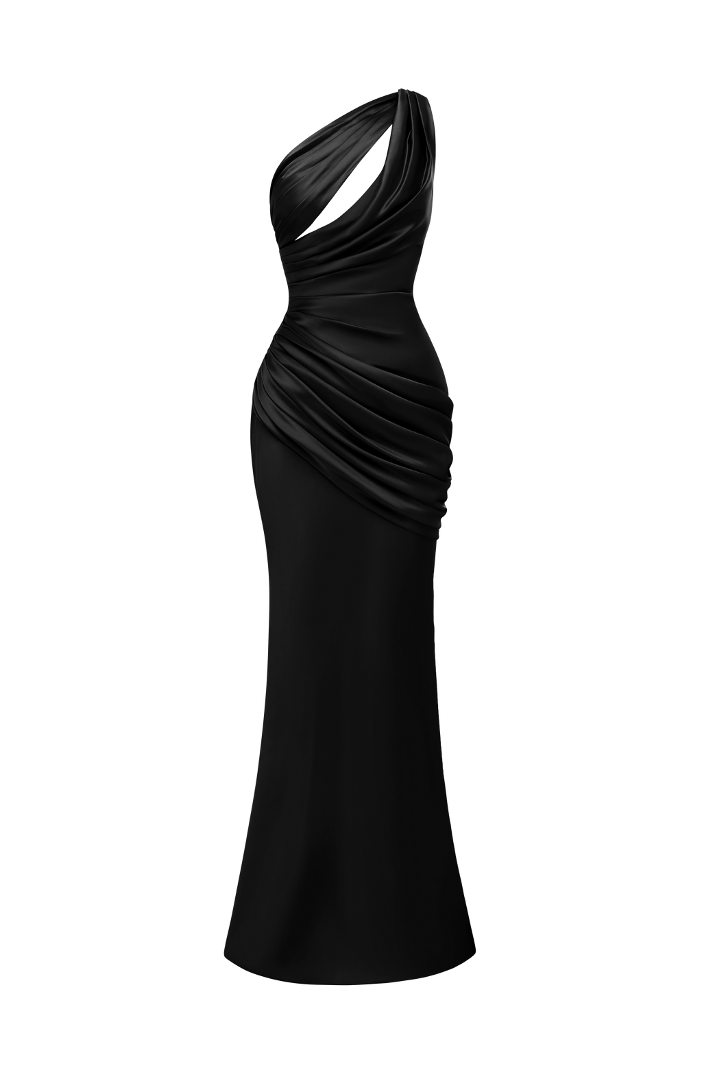 Vestido largo Emina - Negro