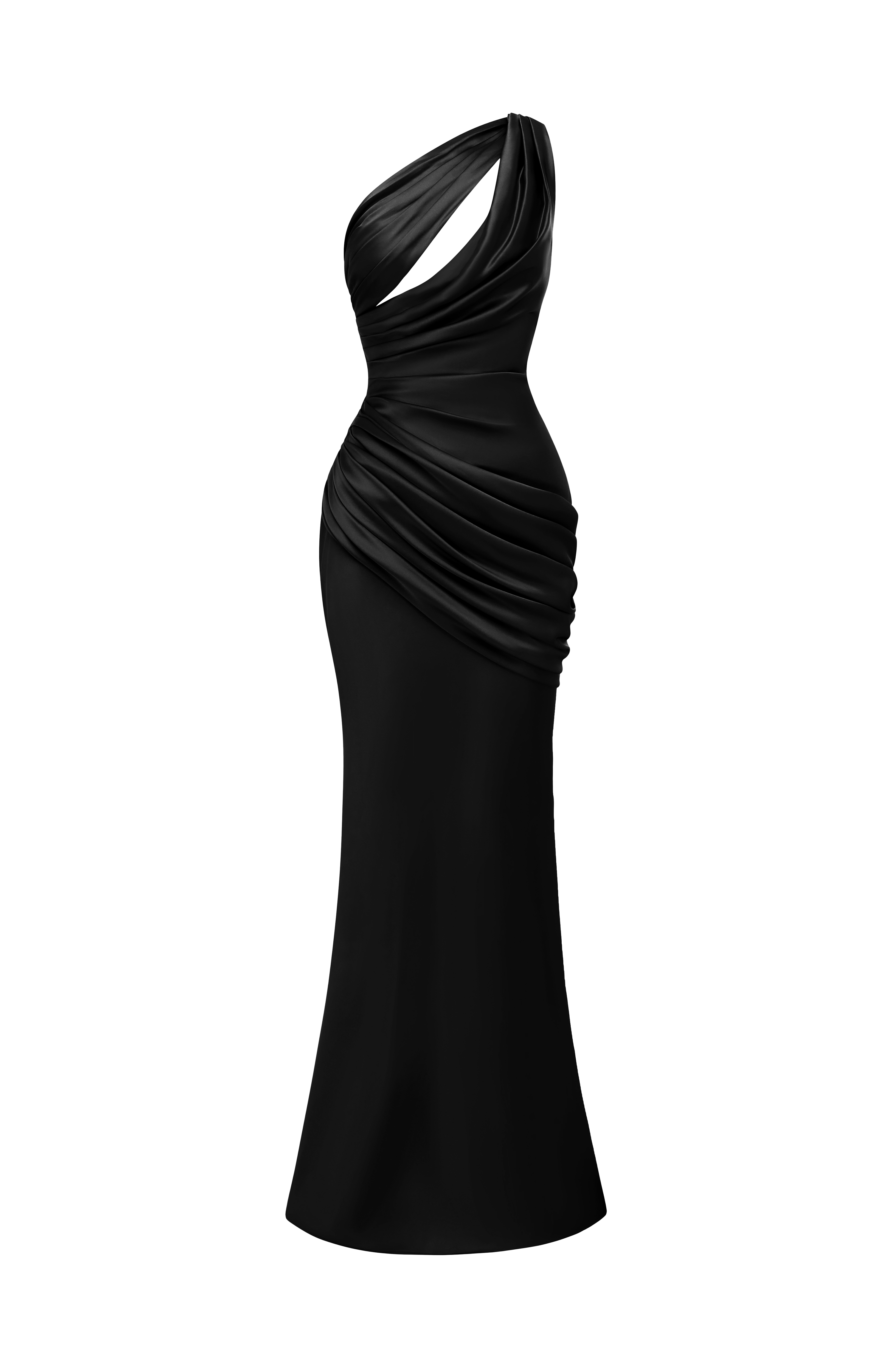 Vestido largo Emina - Negro