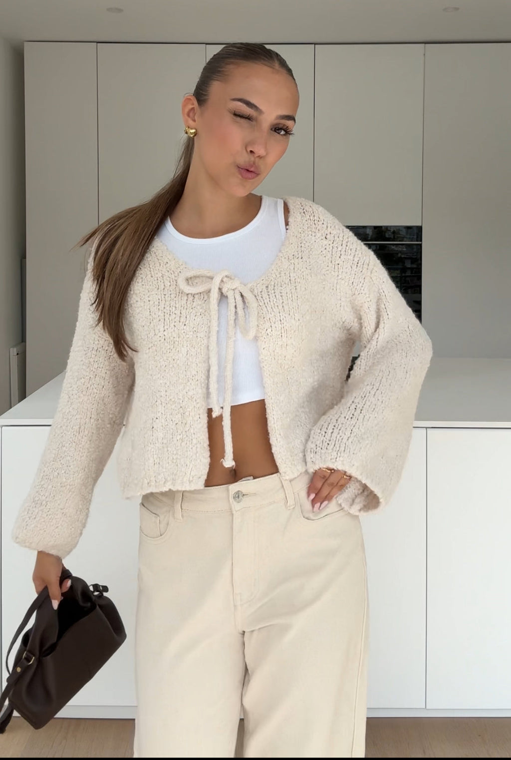 CARDIGÁN TEDDY KNOT VAINILLA