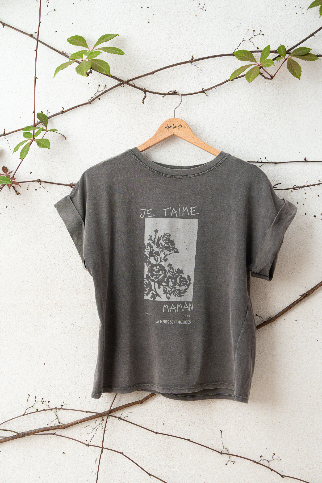 Camiseta MAMAN gris