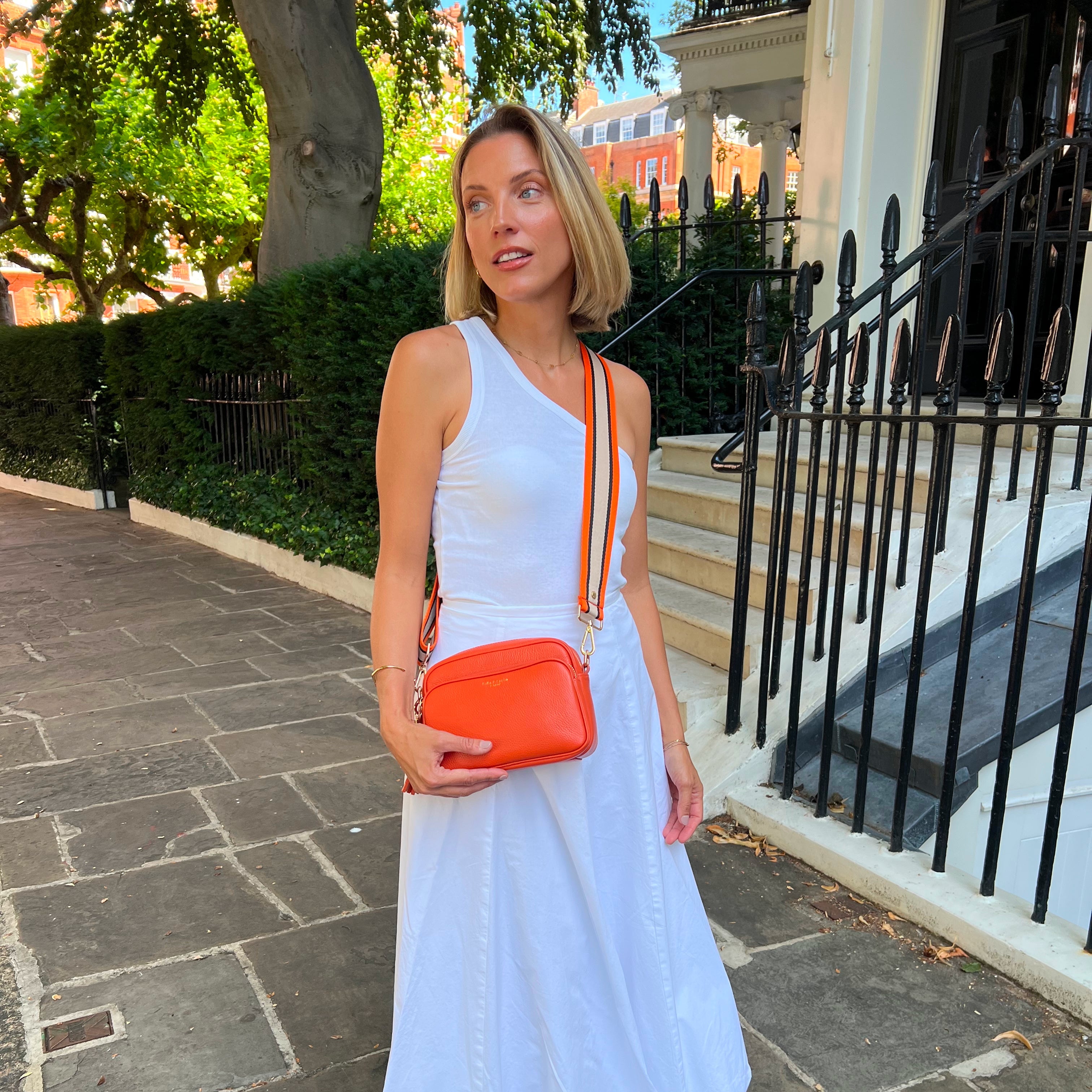 Alba Crossbody Bag - Orange