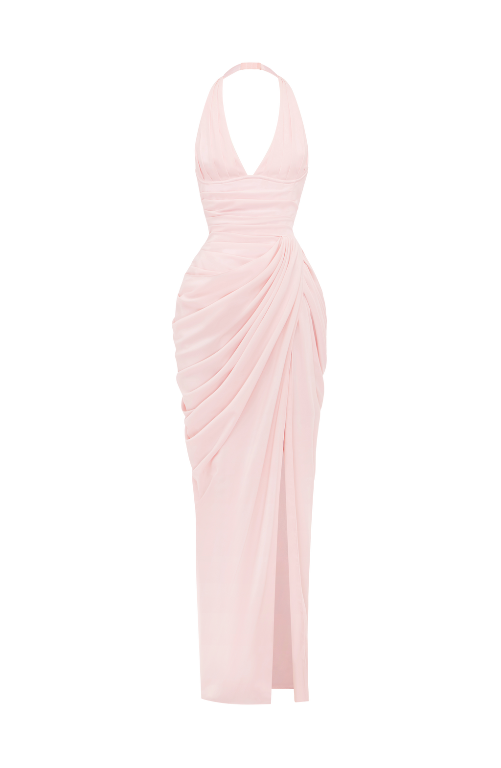 Vestido largo Minette - Rosa empolvado