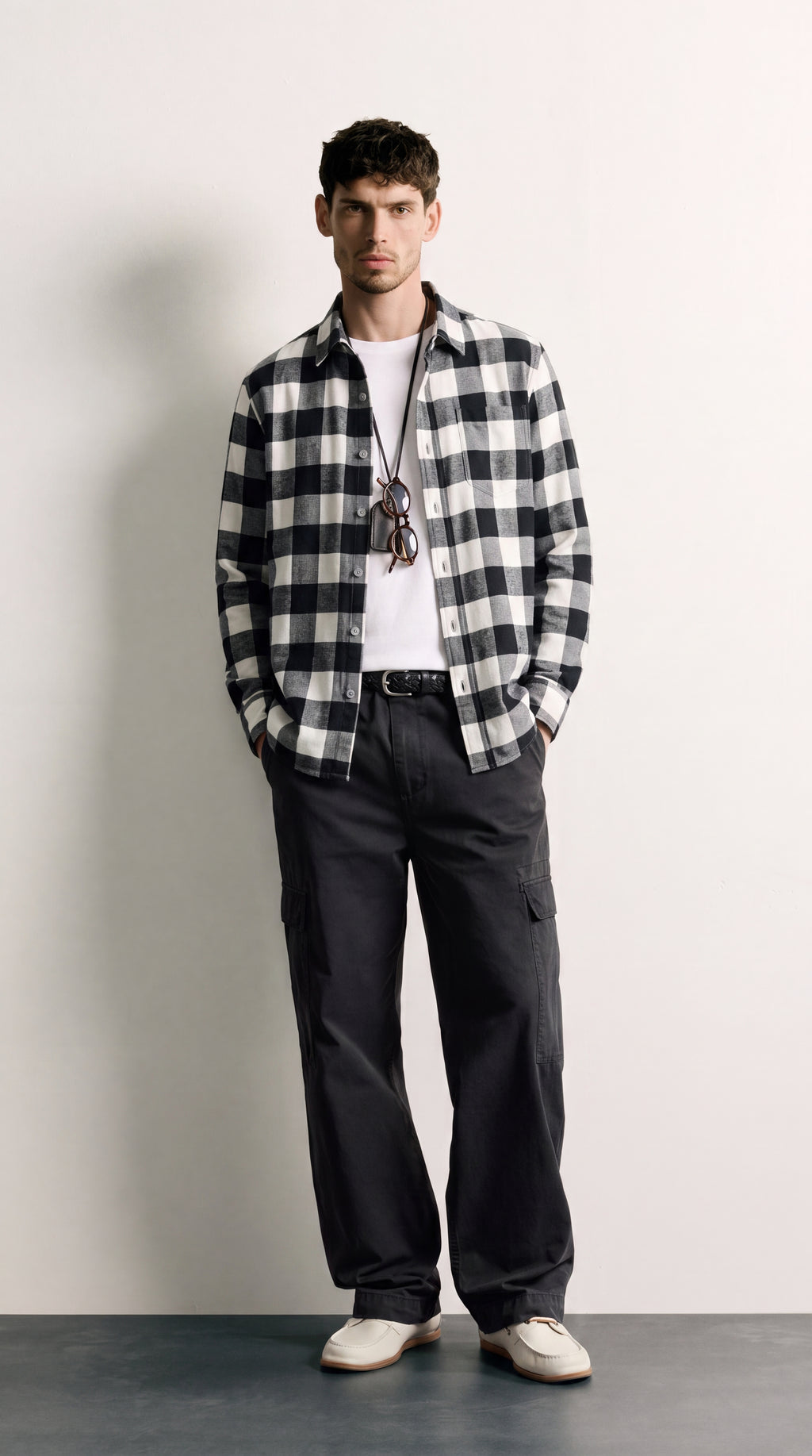 François | Elegante camisa a cuadros