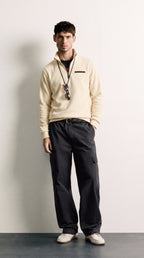 Nicolás | Jersey de felpa Beige