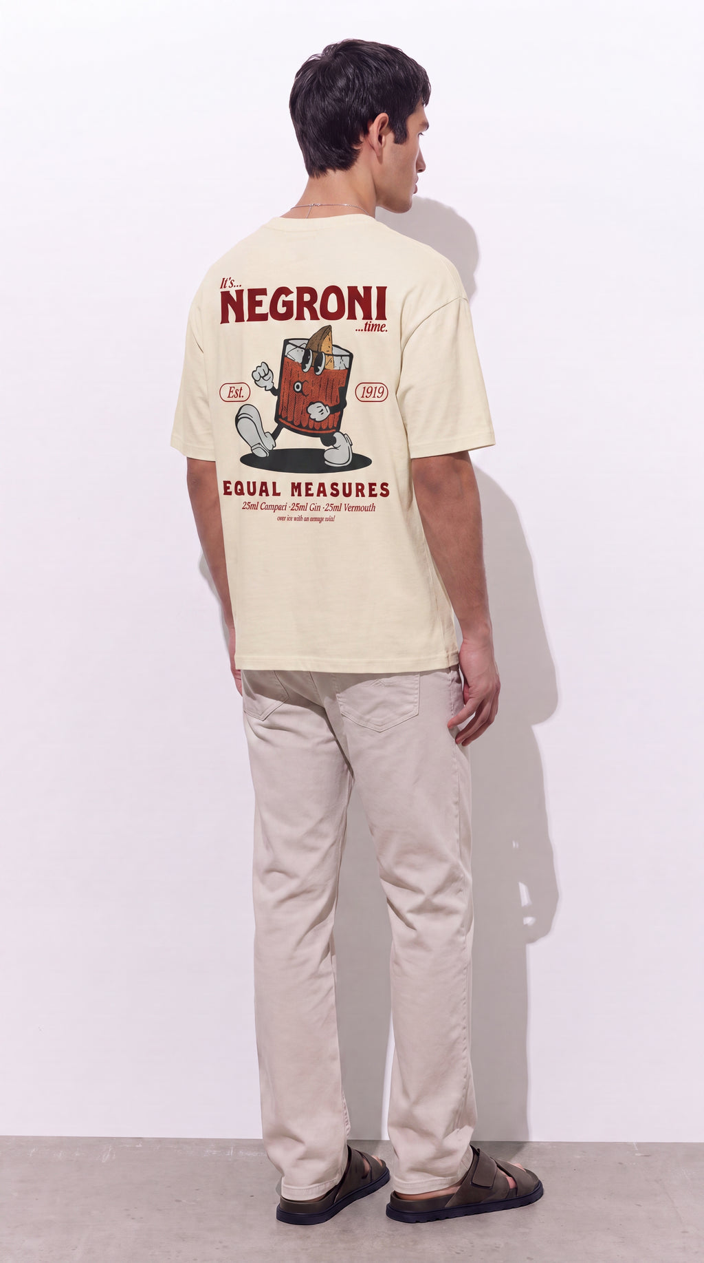 Romaric | Camiseta oversize Negroni retro