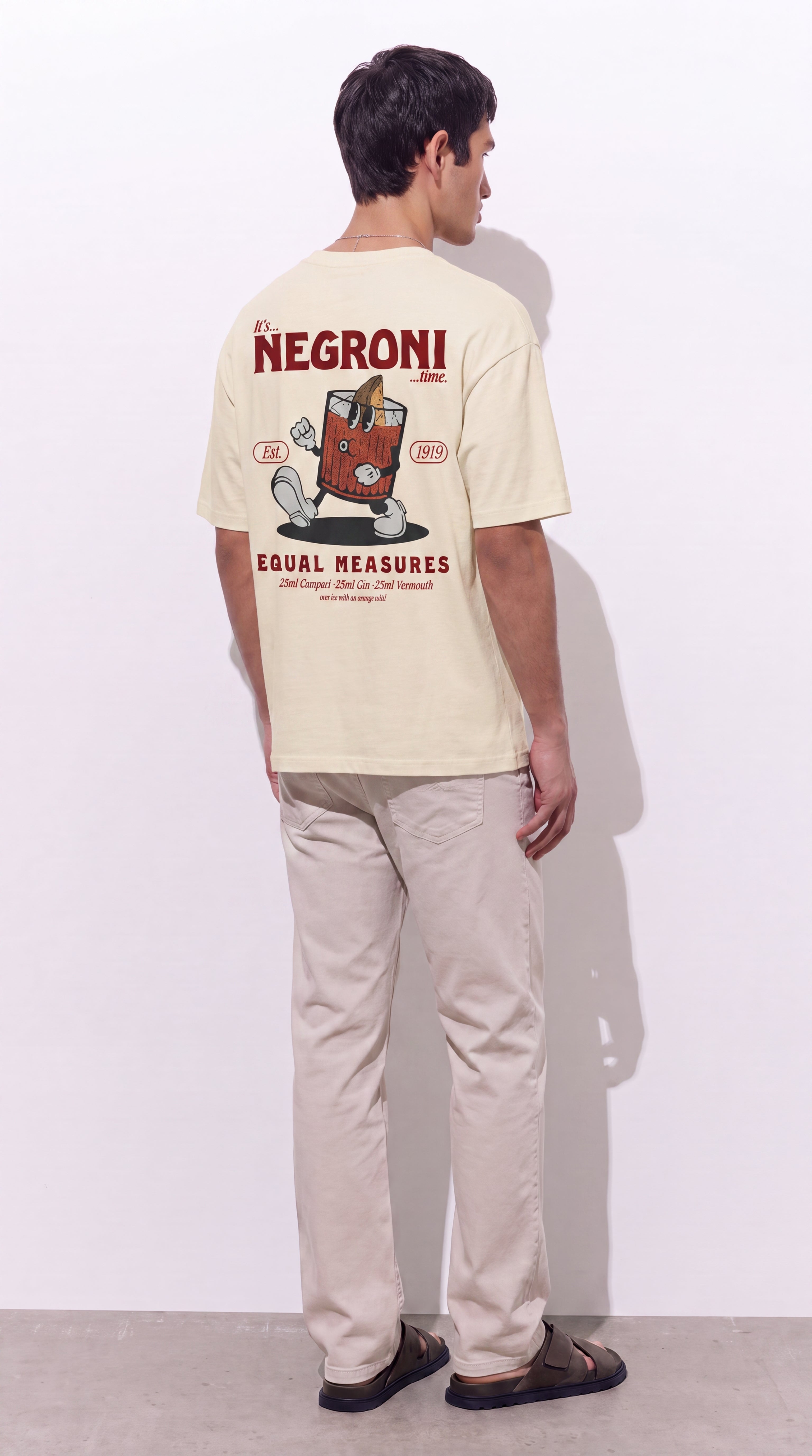 Romaric | Camiseta oversize Negroni retro