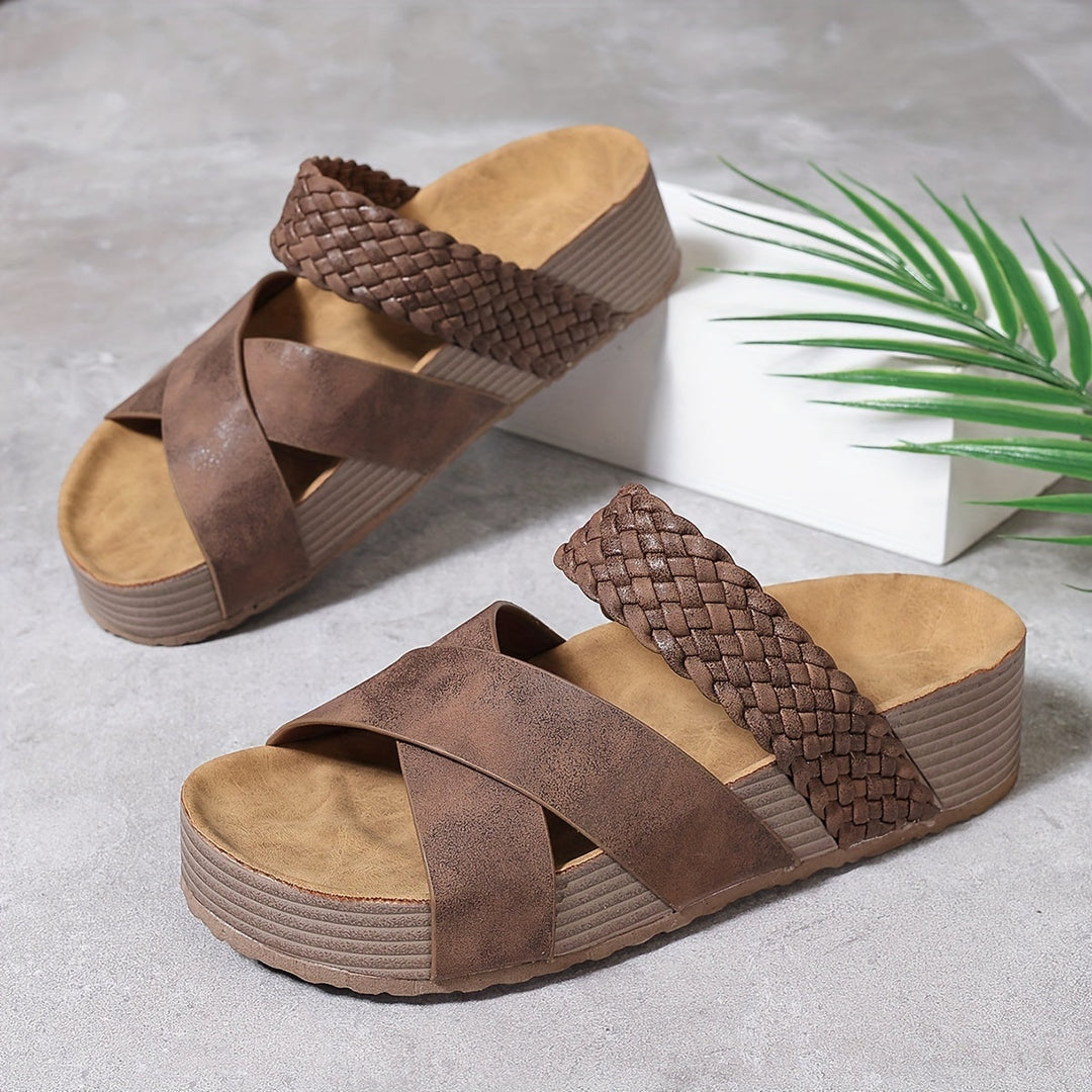 MARVELLE | Sandalias Elegantes Trenzadas