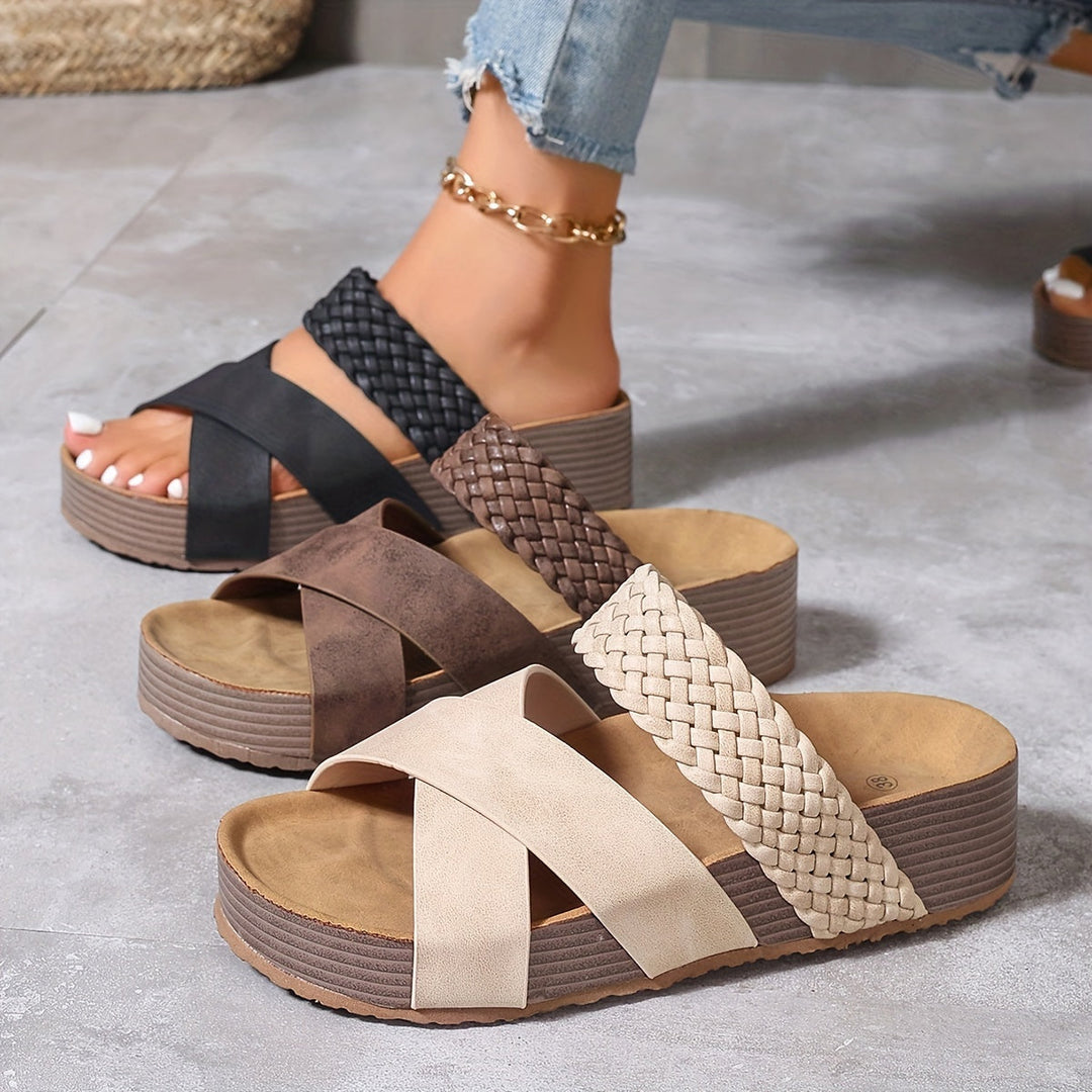 MARVELLE | Sandalias Elegantes Trenzadas