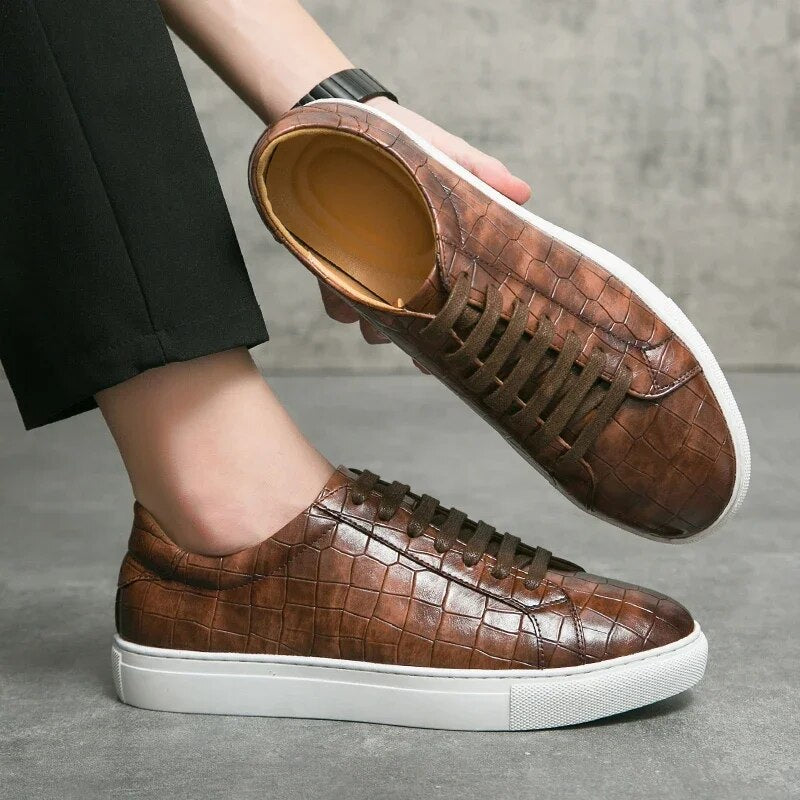 Zapatos Luca de cuero genuino