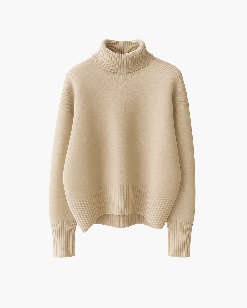 JERSEY SUAVE CON CUELLO ALTO