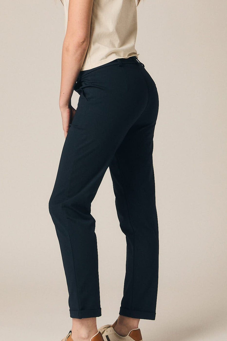 Pantalón ligero sastre azul marino