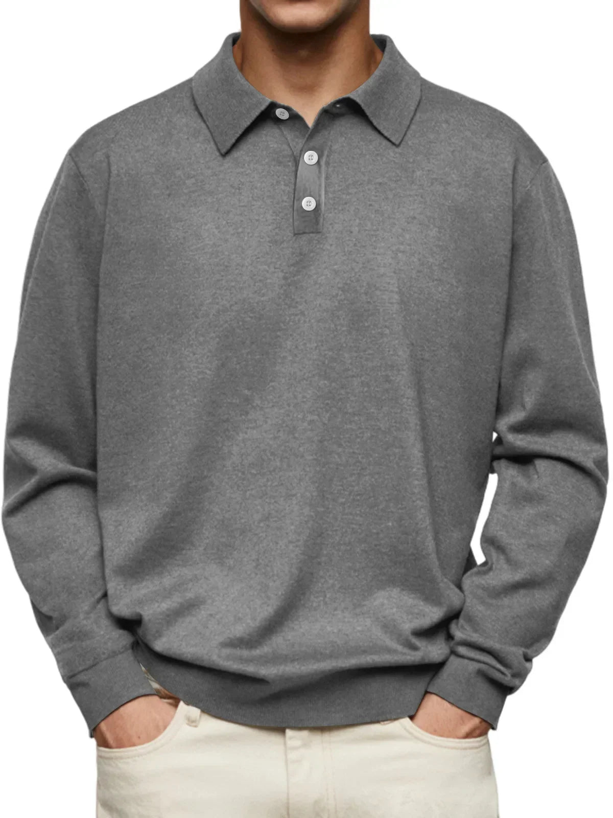 Luc | Polo casual de manga larga