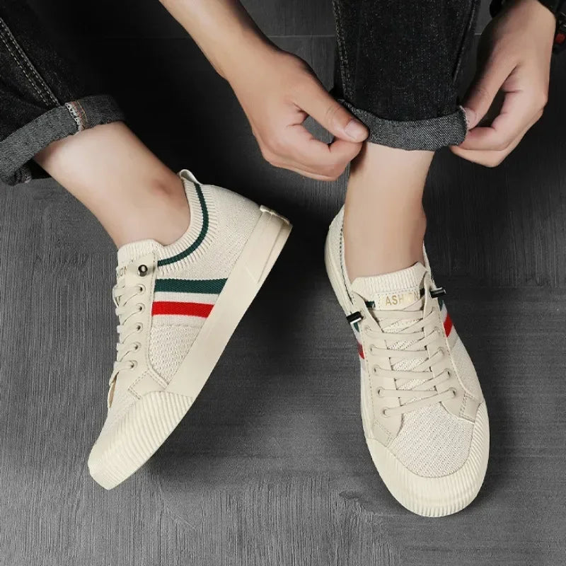 Zapatillas de punto tejido