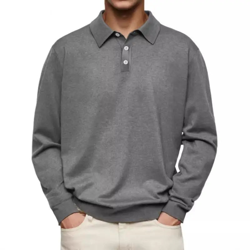 Luc | Polo casual de manga larga